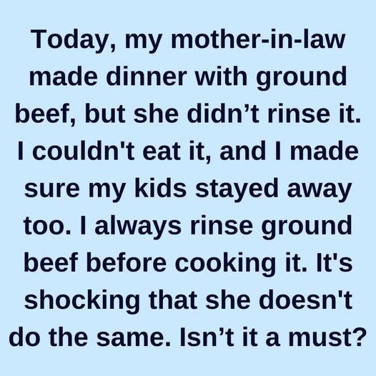 The Ground Beef Debate: Why You Should Never Rinse Your Meat — and What to Do Instead